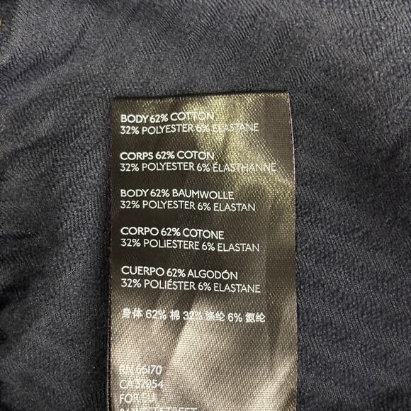 Maeve Textured Blue Ruffle Hem Top Womens XS Lagenlook Modest Demure french - Picture 11 of 11